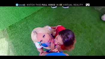 BaDoink VR Celebrating Winning Goal In FFFFM Group ORGY