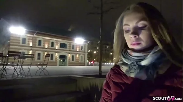 GERMAN SCOUT - Harter Anal Sex für schlankes Teen bei Casting