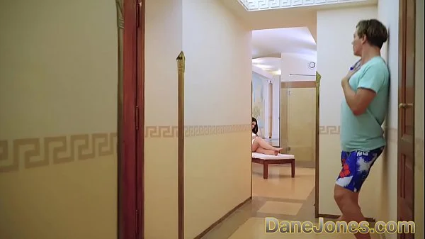 Dane Jones Sexy big tits teen fucked by barman in luxury Spa Resort