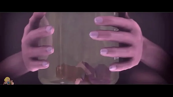 Giantess Peach with Samus and Princess Zelda - Super Mario (Rule 34)