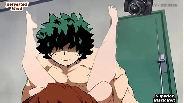 Midoriya fucks Uraraka (Boku no hero Academia HENTAI)