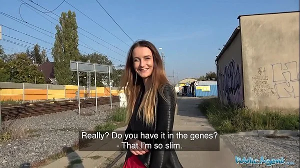 Public Agent She is pantyless and gets fucked hard