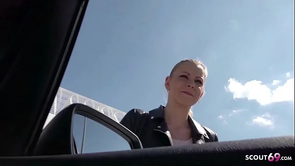 GERMAN SCOUT - Urlauberin Julia am Ballermann 6 auf Mallorca bei echtem Strassen Casting AO gefickt