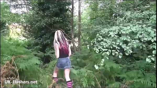 Amateur flasher Simonas outdoor cucumber masturbation and alternative homemade exhibitionism