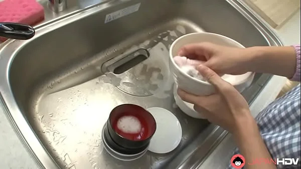 Japanese cougar, Mirei Yokoyama gives a balls deep blowjob, uncensored