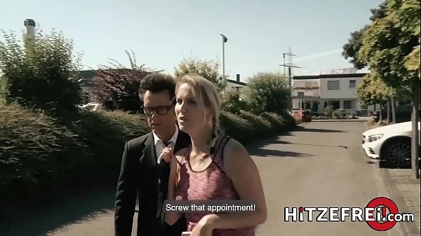 HITZEFREI German blonde Julia Pink fucked in the sauna