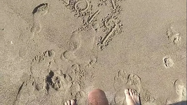First day nude at beach