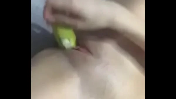 Young polish teen banana masturbation