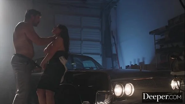 Deeper. Angela White Lures Each Man In to Take Their Turn