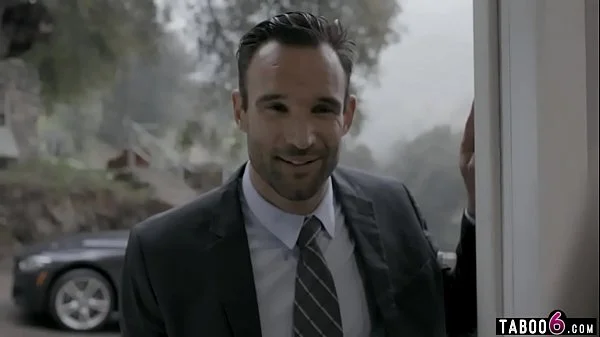 Coworker tricked into cheating with his busty wife