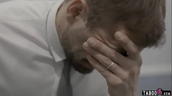 Coworker tricked into cheating with his busty wife