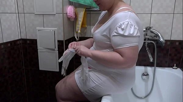 A nurse makes for a pregnant milf milky enema in hairy pussy and massages her vagina. Procedures unexpectedly end in orgasm. Fetish lesbians.