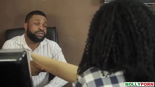 LEAVE MY OFFICE - Applicant Fucked Employer in the Office To Secure A Job - NOLLYPORN