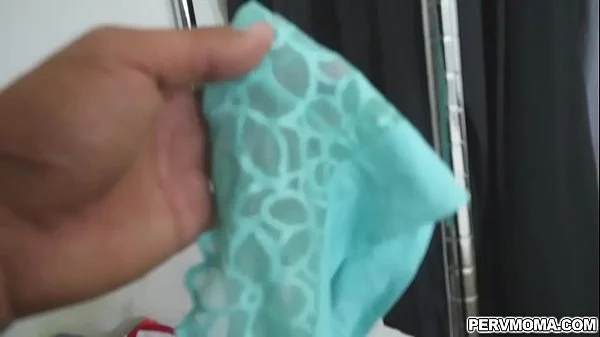 Danica Dillion lets her stepson have her panties and show him her milf pussy