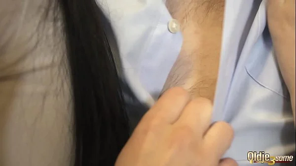 Teens threesome sex with horny old teacher