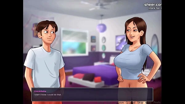 Hot sex with a petite blonde teen l My sexiest gameplay moments l Summertime Saga[v0182] l Part 15