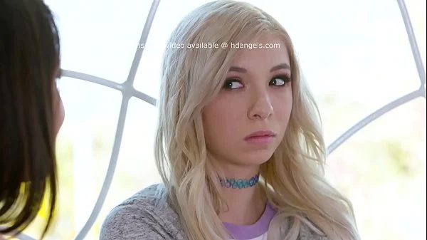 GIRLSWAY - Upset Teen And Her Hot Lesbian Friend Having Anal Sex - Adria Rae and Kenzie Reeves