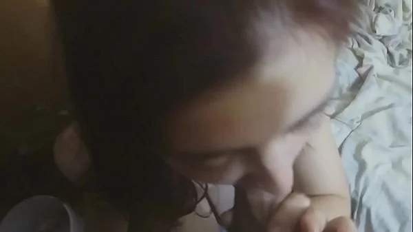 My girlfriend gave me the best blowjob and cum in her pretty mouth! Personal view!!!