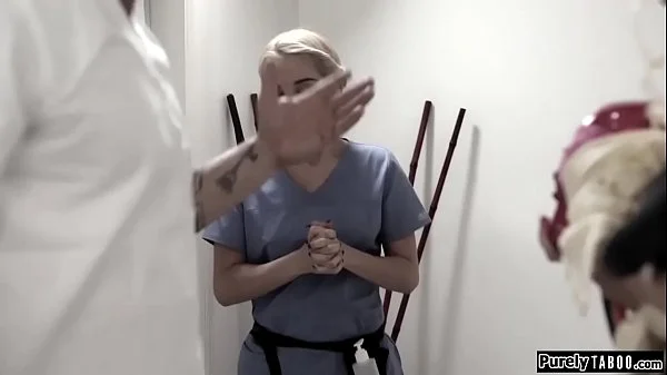 Teen tricked into fucking masseuses mate