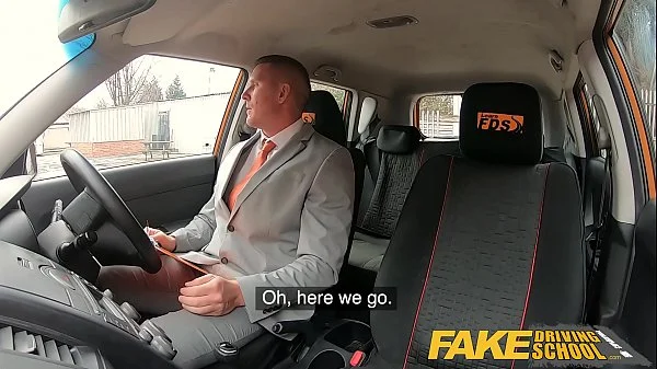 Fake Driving Huge facial for sexy spanish eyes