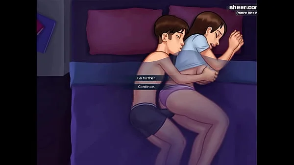 Waking up stepsister and cumming inside her fantastic and hot pussy l My sexiest gameplay moments l Summertime Saga[v0185] l Part 24