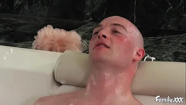 Big Tits Stepmom Reagan Foxx Fucks Her Stepson In The Bathtub