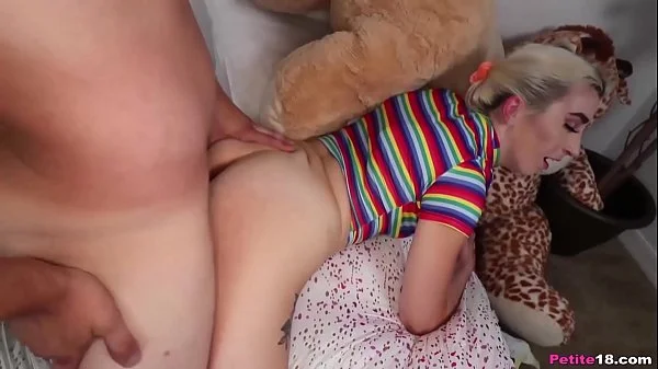 Pigtails and Rainbows - Petite Teen Fuck