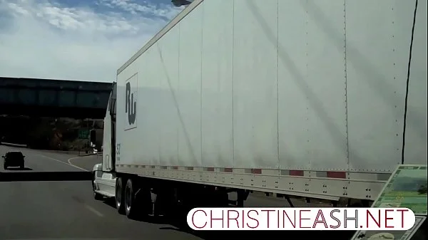 christineash.net | Public Masturbation in a Car