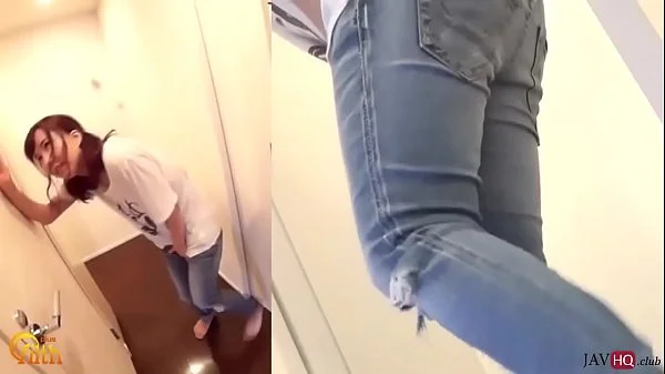 Japanese Pee Desperation and Jeans Wetting