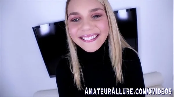 Gabbie Carter Exposes Her Beautiful Big Boobs While Playing With a Big Cock.