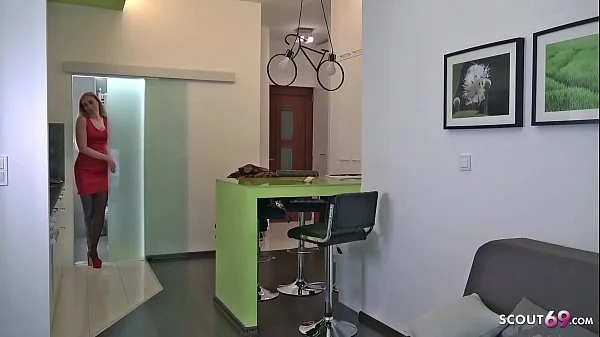 GERMAN SCOUT - Fashion Teen Model Liza Talk to Anal for Cash