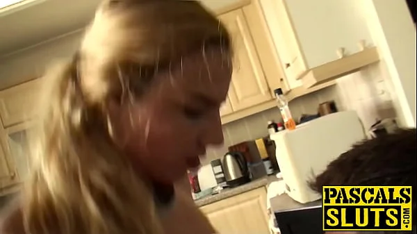 Hot fuck with tied up bitch that has gag ball in her mouth