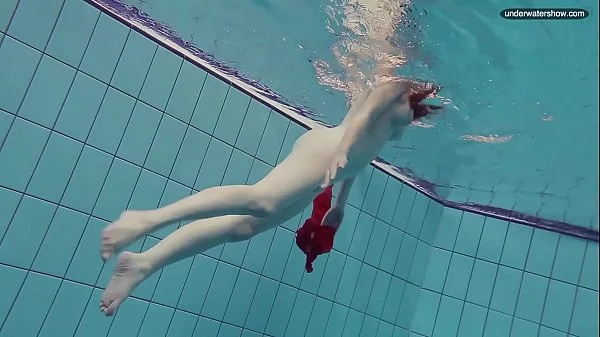 Hot naked girls underwater in the pool