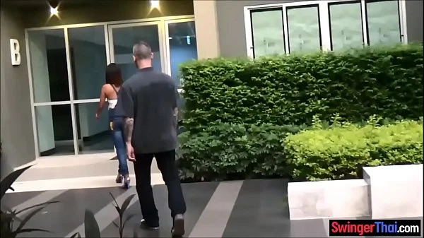 Asian wife fucks husband and her fling in one afternoon