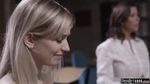 Teacher demand sex from stepmom and teen