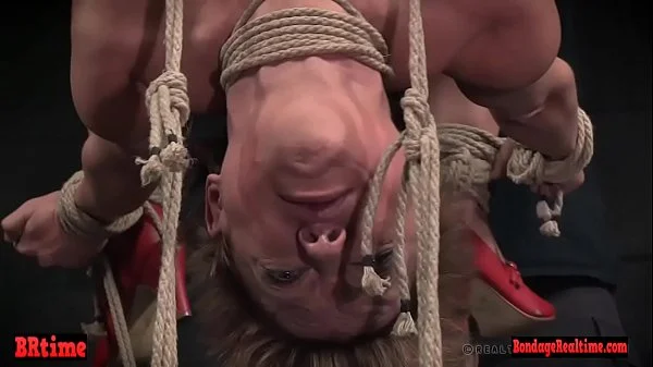 Breast tied babes titties turn purple