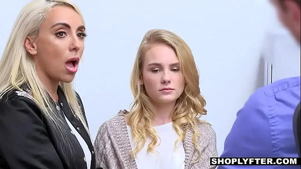 Kylie Kingston, Natalie Knight Fucked by Officer For Stealing Good