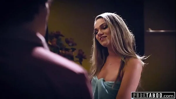 PURE TABOO Teen Cum-Addict Begs StepBro for Double Creampie