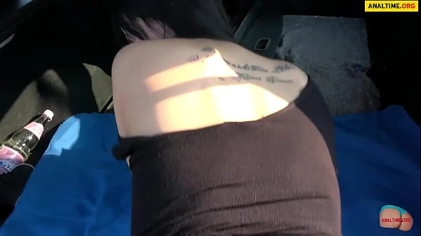 Pov with a young girl on the freeway