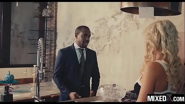 CHRISTINA THE GORGEOUS PETITE BLONDE ONLY HAS EYES FOR BBC