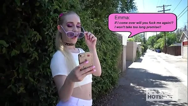 Blonde babe Emma Starletto goes on second rough online date