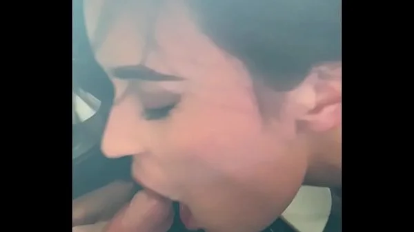 Car washing dick sucking