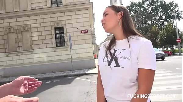 The searching ended in a great fuck for a busty brunette