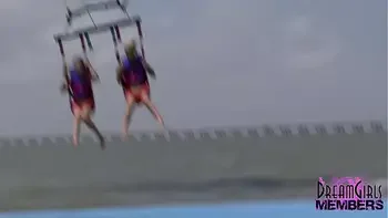 Home Video Naked Parasailing With Three Wild Spring Breakers