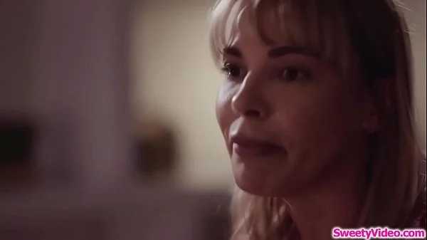 Ebony babe fingering her stepmoms friend