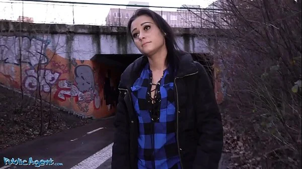 Public Agent Stranded babe Klaudia Diamond fucked hard for cash