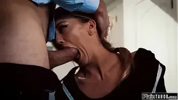 Teen fucked by a guy to pay for damage