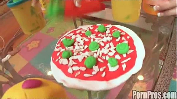 Adorable 18yo Linda Lane plays house