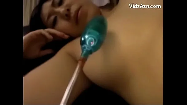 Busty Girl Masturbating Getting Her Pussy Fucked With Toys On The Couch