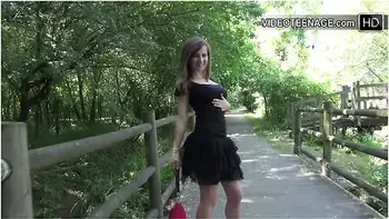 18 Year Lucie Does Her First Porn Casting